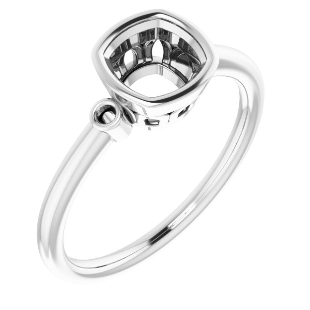 Bezel-Set Accented Ring