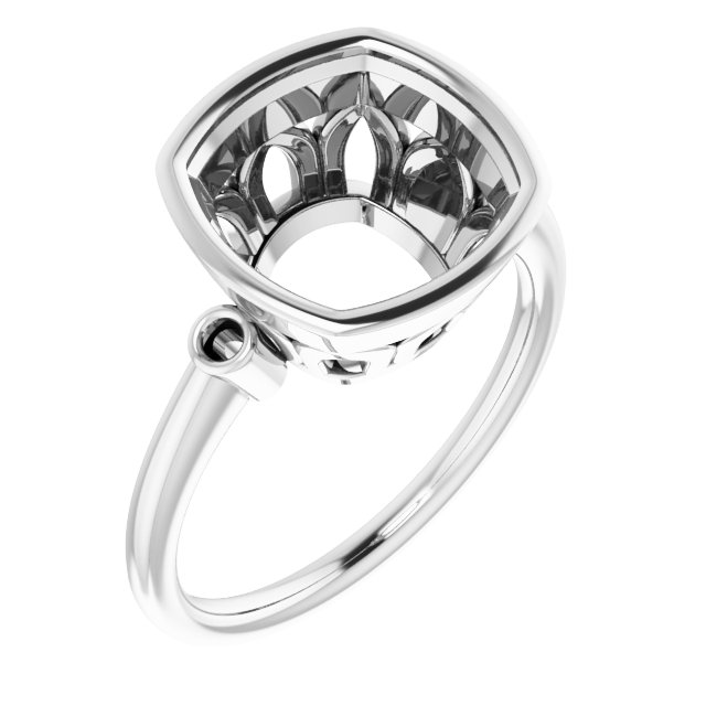 Bezel-Set Accented Ring