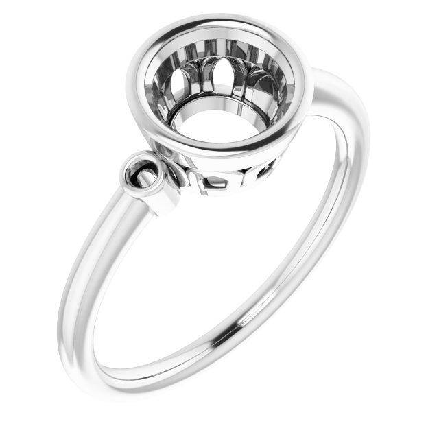 Bezel-Set Accented Ring