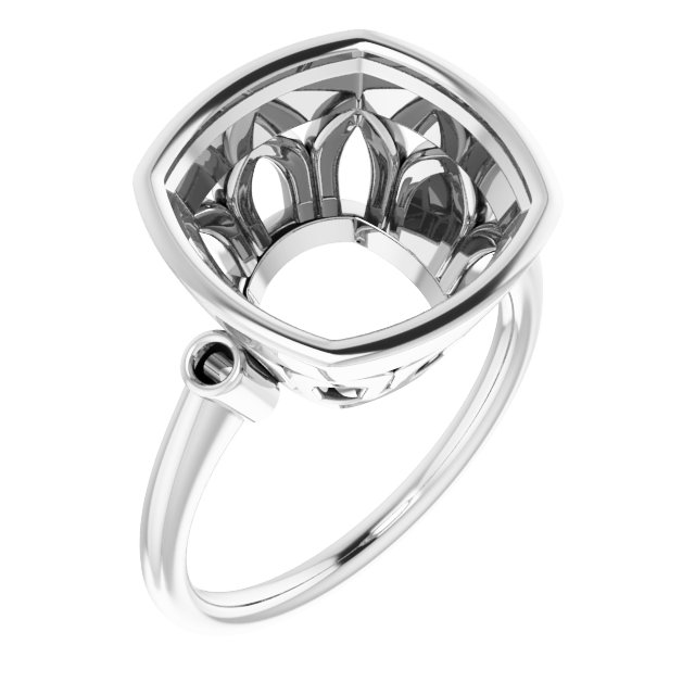 Bezel-Set Accented Ring