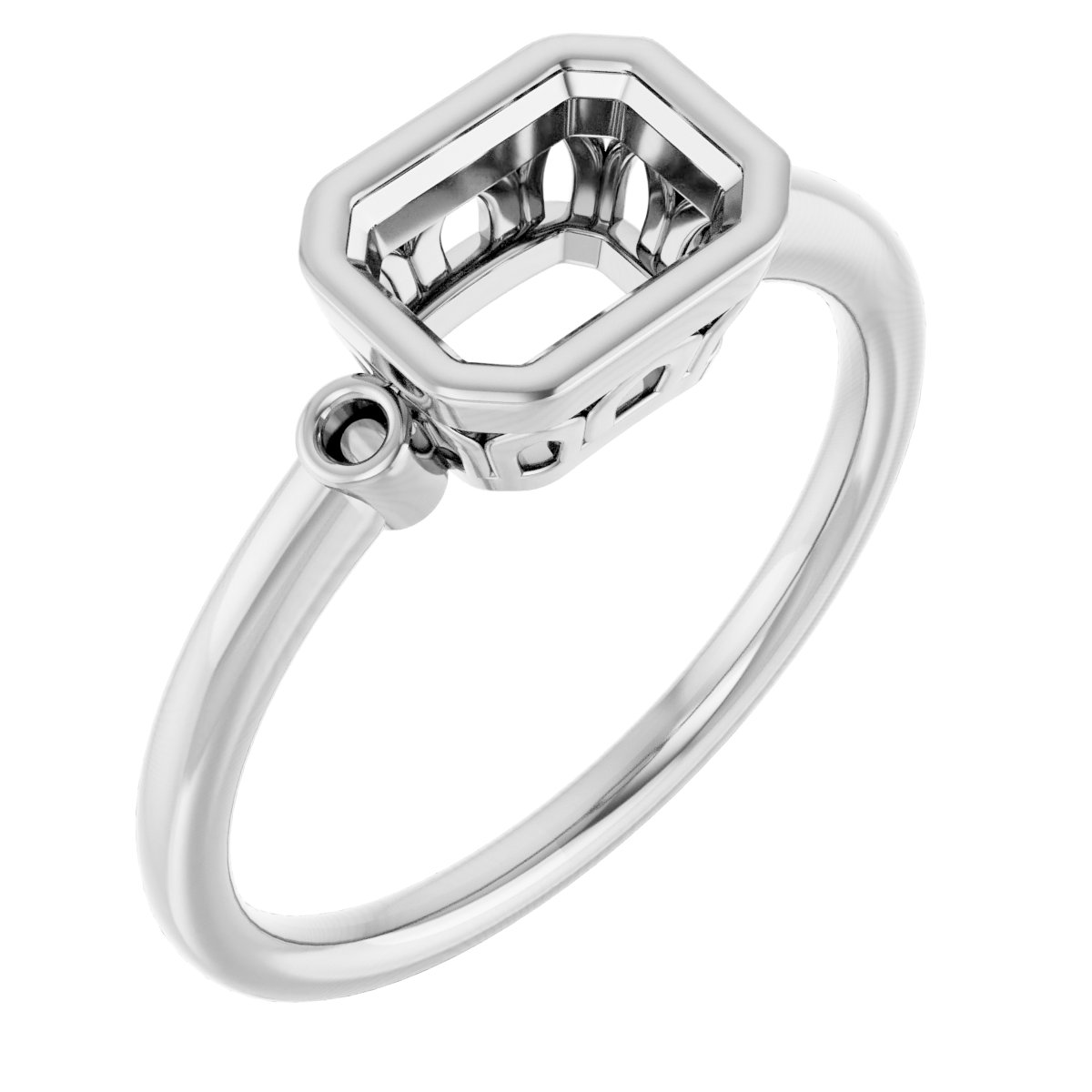Bezel-Set Accented Ring