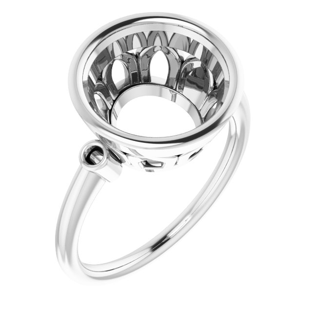 Bezel-Set Accented Ring