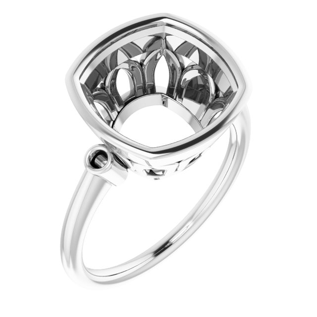 Bezel-Set Accented Ring