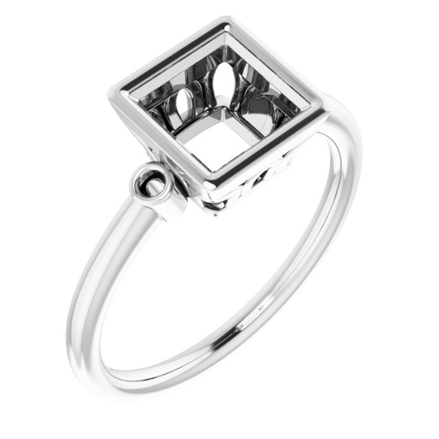 Bezel-Set Accented Ring