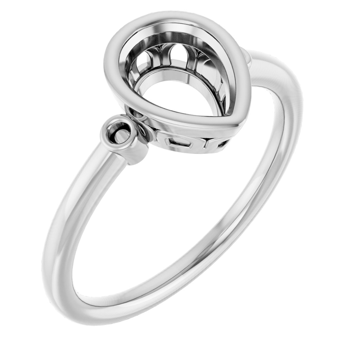 Bezel-Set Accented Ring