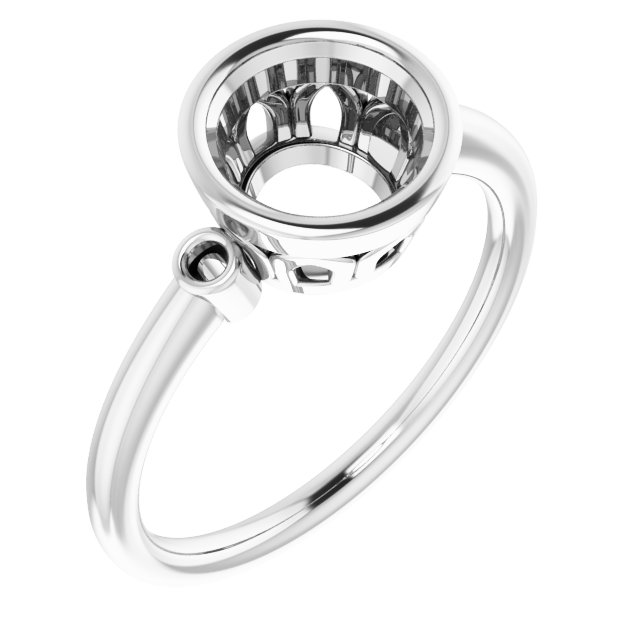 Bezel-Set Accented Ring