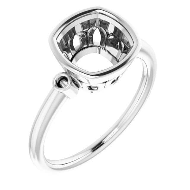 Bezel-Set Accented Ring