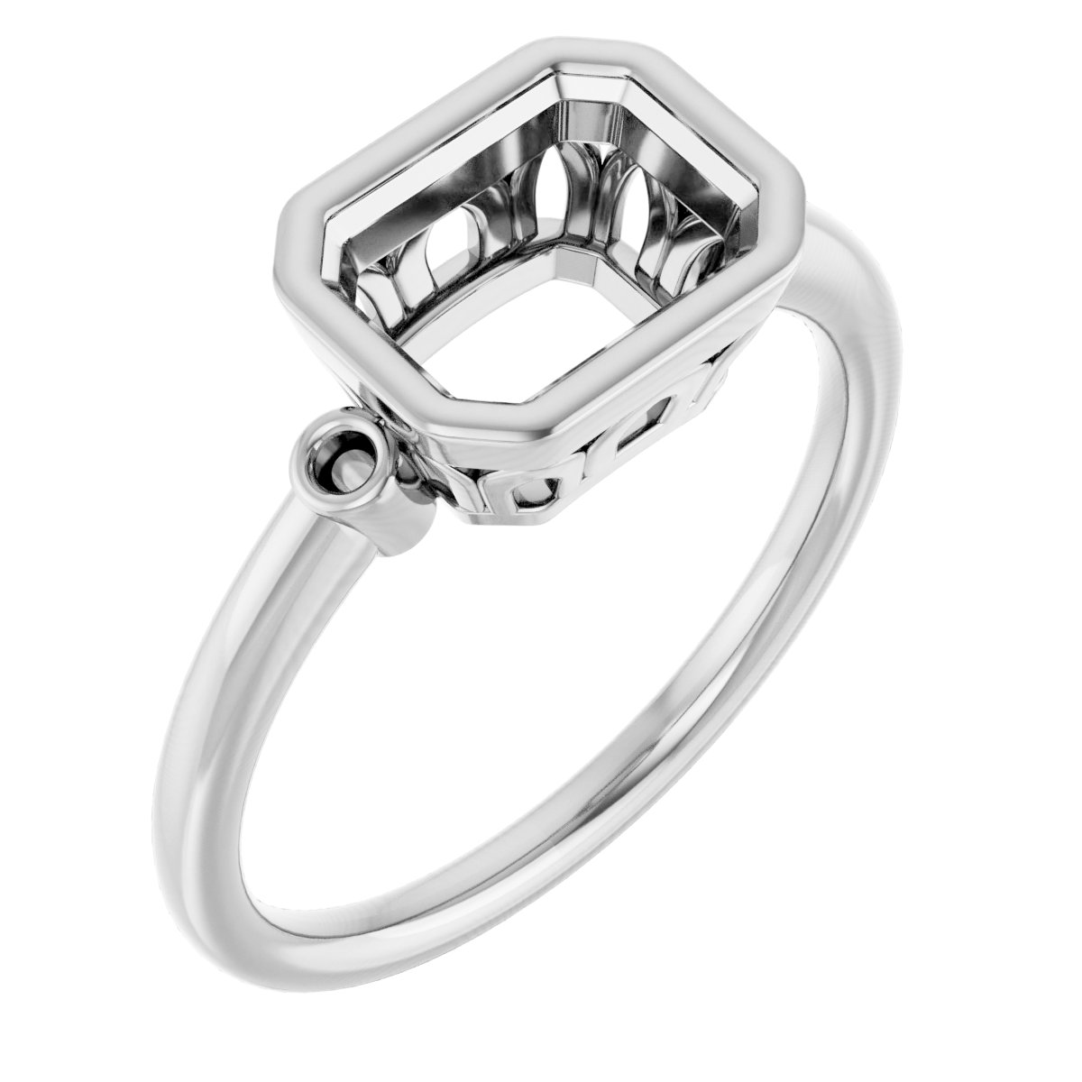 Bezel-Set Accented Ring