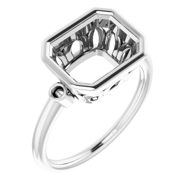Bezel-Set Accented Ring