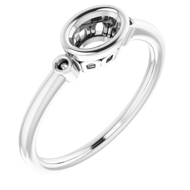 Bezel-Set Accented Ring