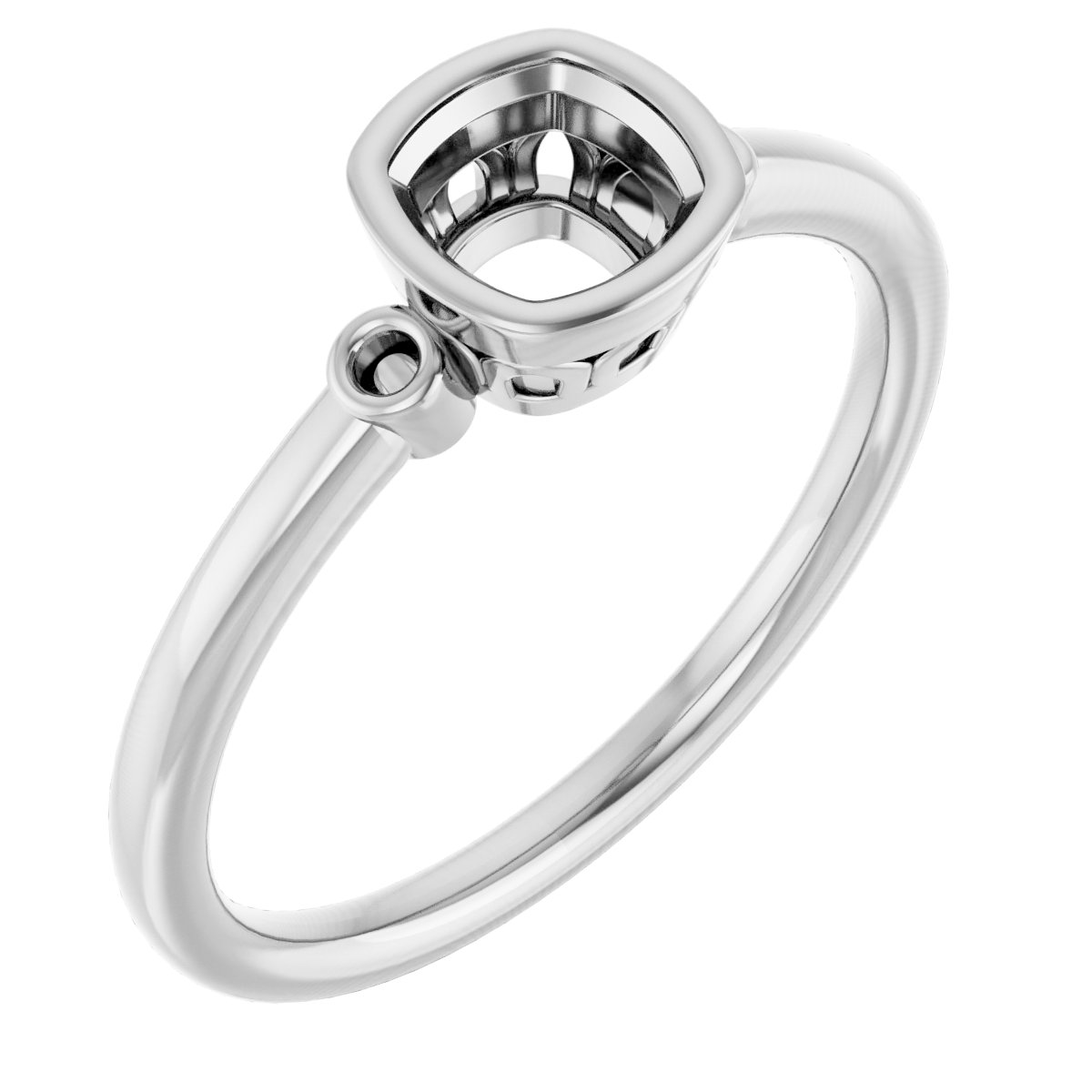 Bezel-Set Accented Ring