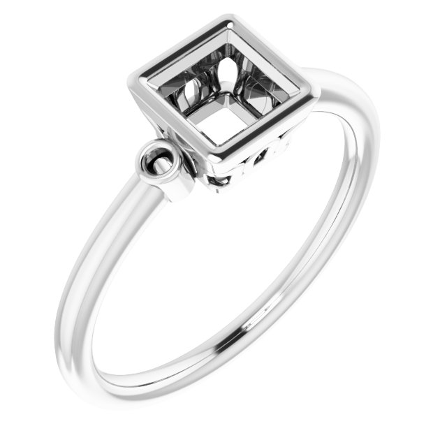 Bezel-Set Accented Ring