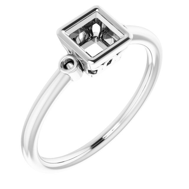 Bezel-Set Accented Ring