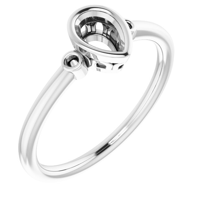 Bezel-Set Accented Ring