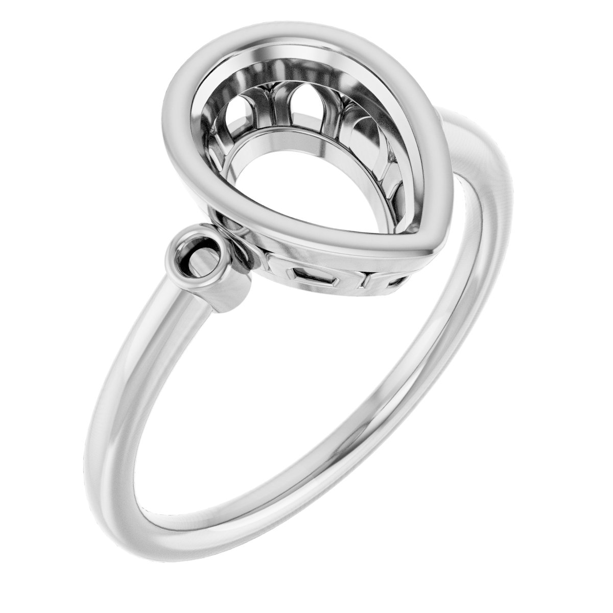 Bezel-Set Accented Ring