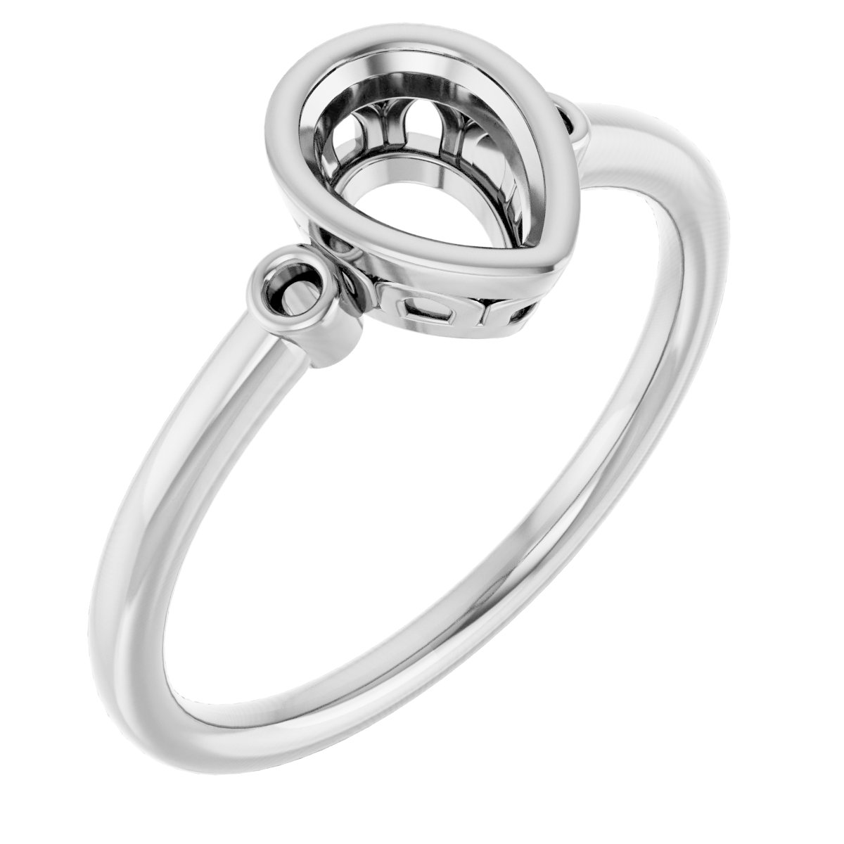Bezel-Set Accented Ring