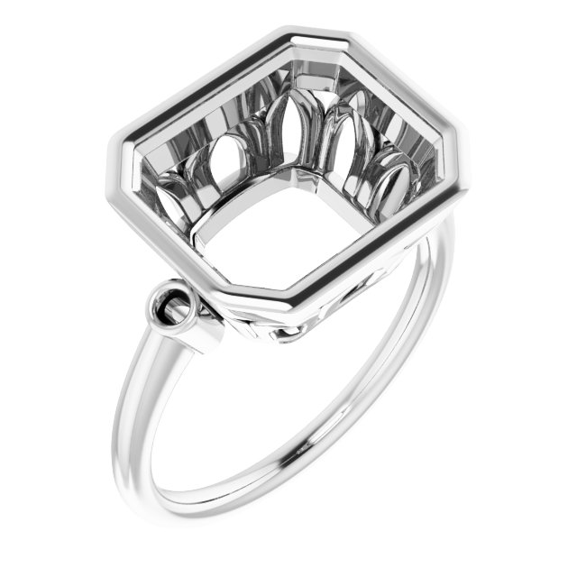 Bezel-Set Accented Ring