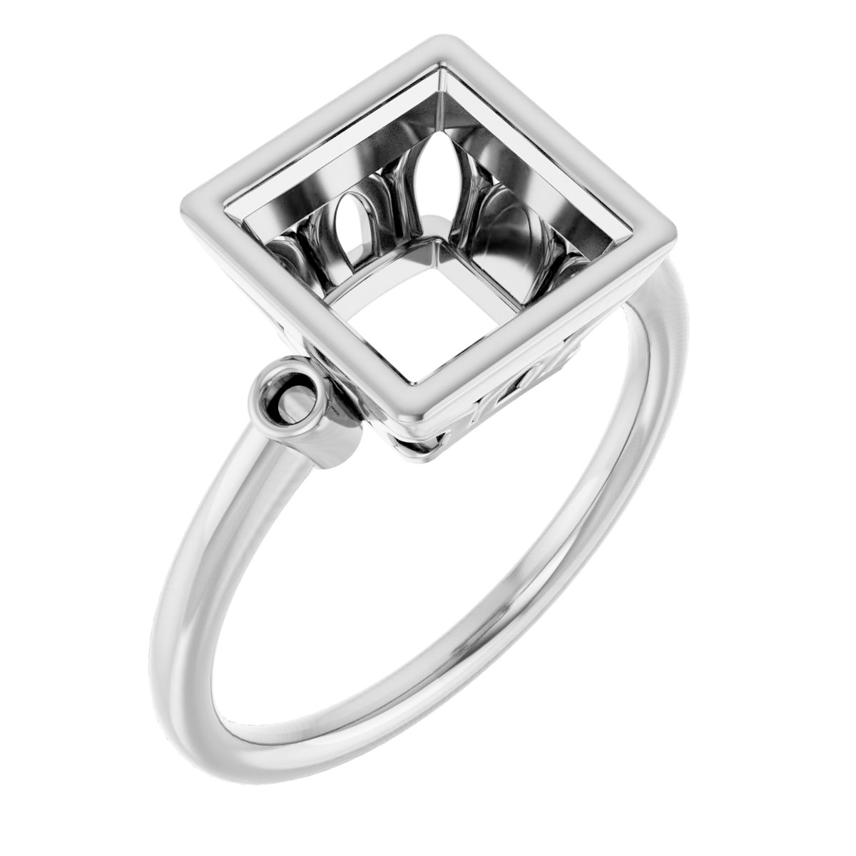 Bezel-Set Accented Ring