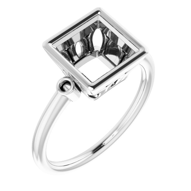 Bezel-Set Accented Ring