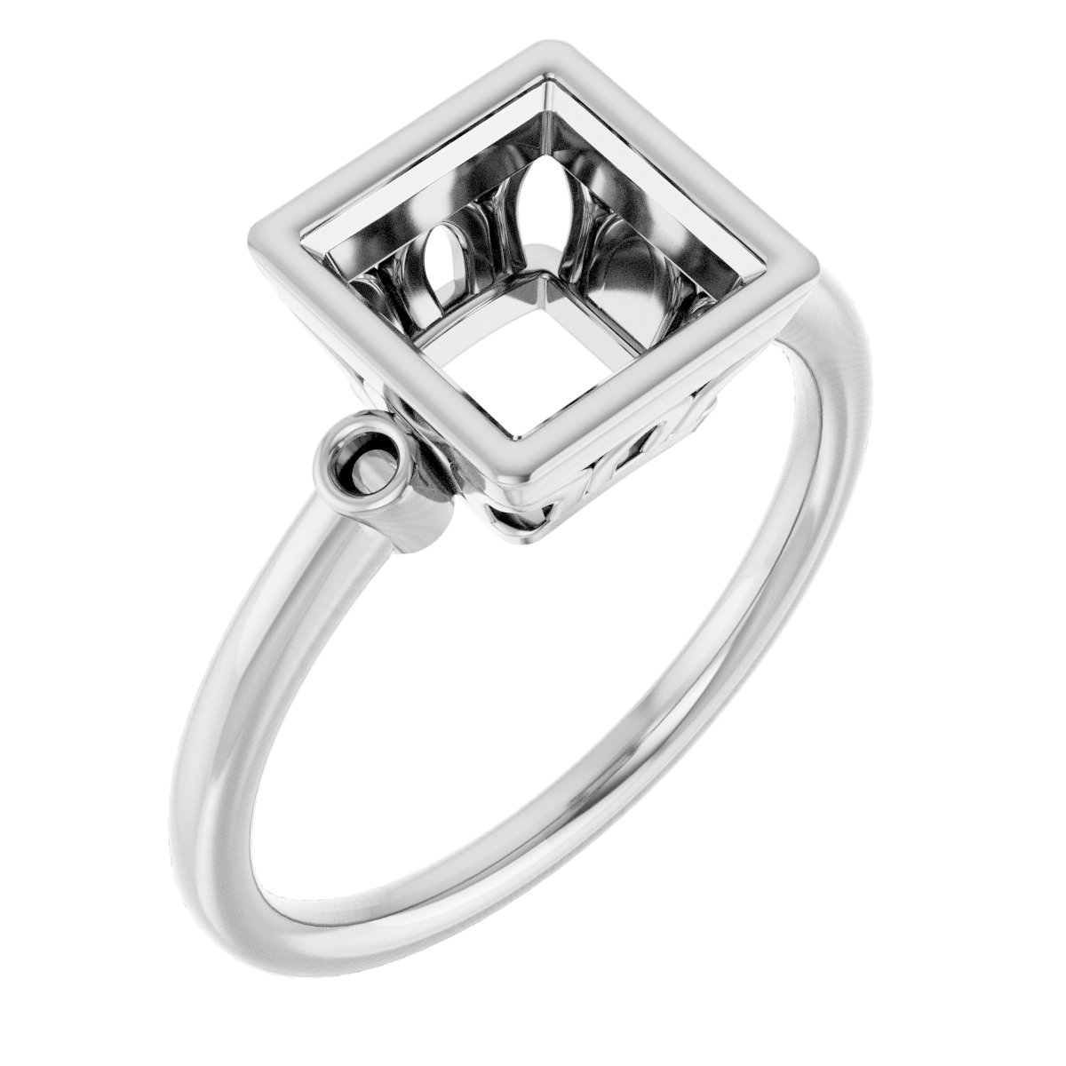 Bezel-Set Accented Ring
