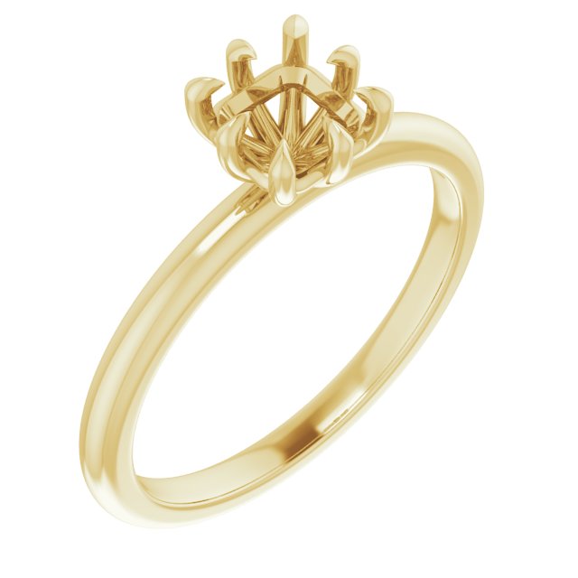 Claw-Prong Engagement Ring