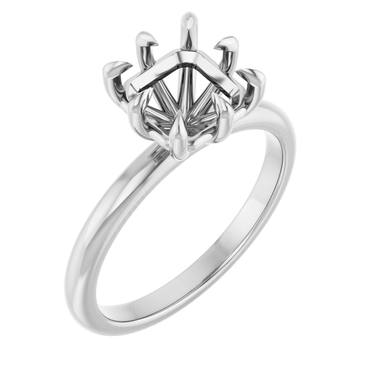 Claw-Prong Engagement Ring