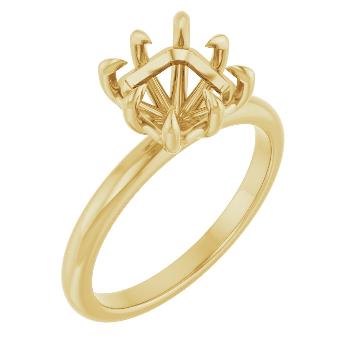 Claw-Prong Engagement Ring