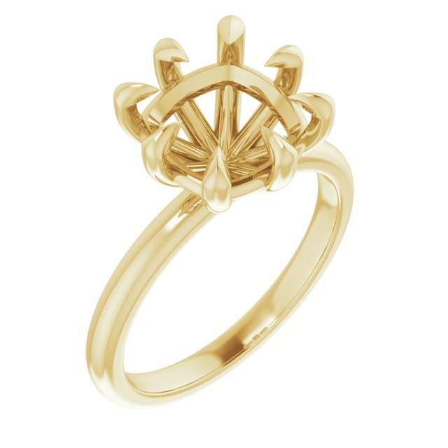 Claw-Prong Engagement Ring