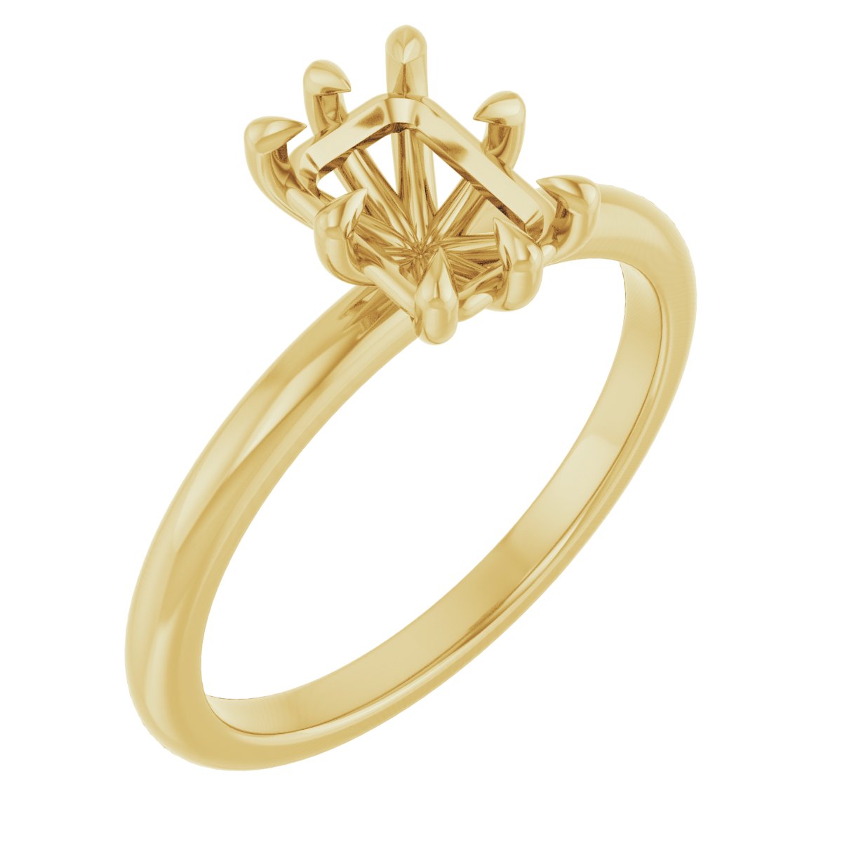 Claw-Prong Engagement Ring