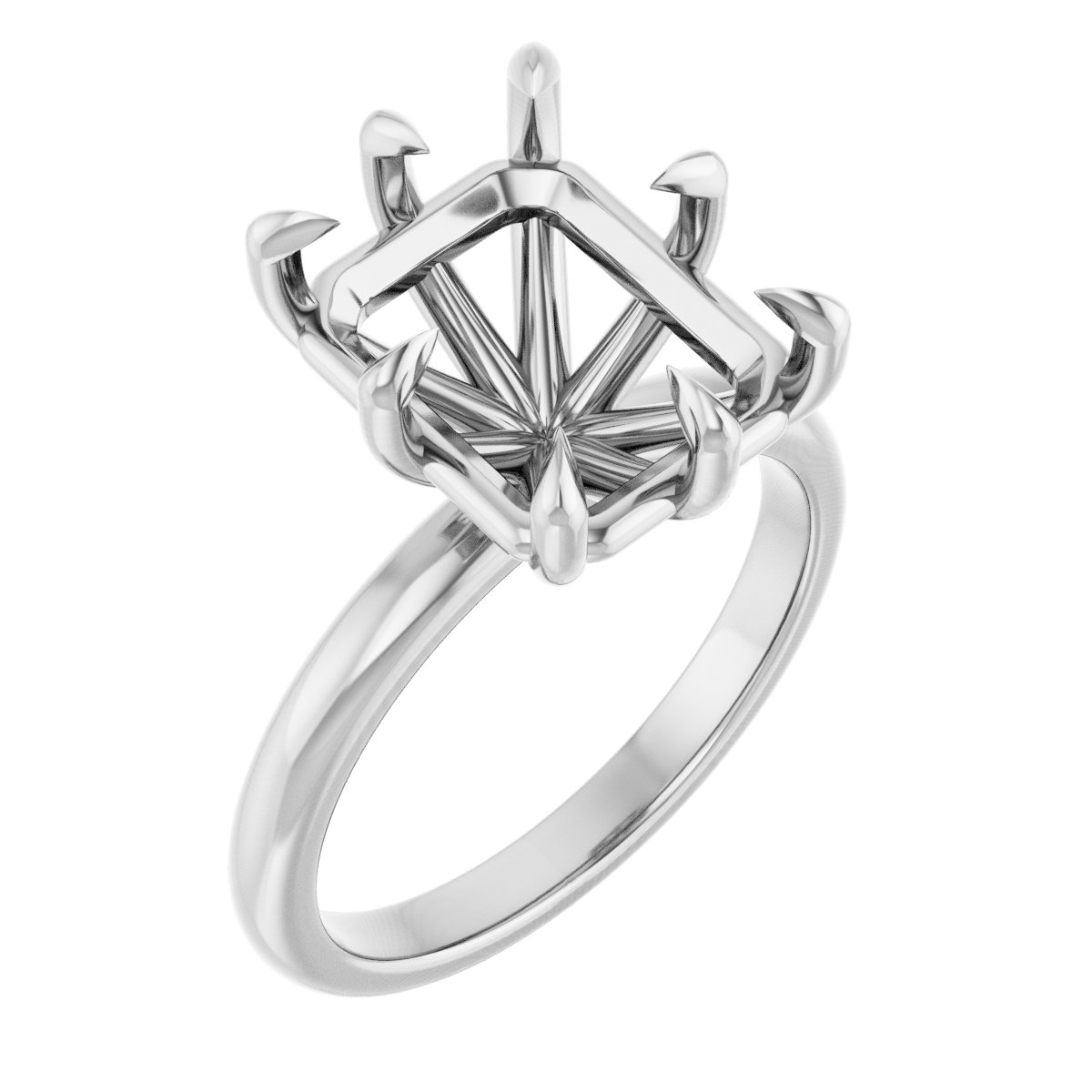 Claw-Prong Engagement Ring