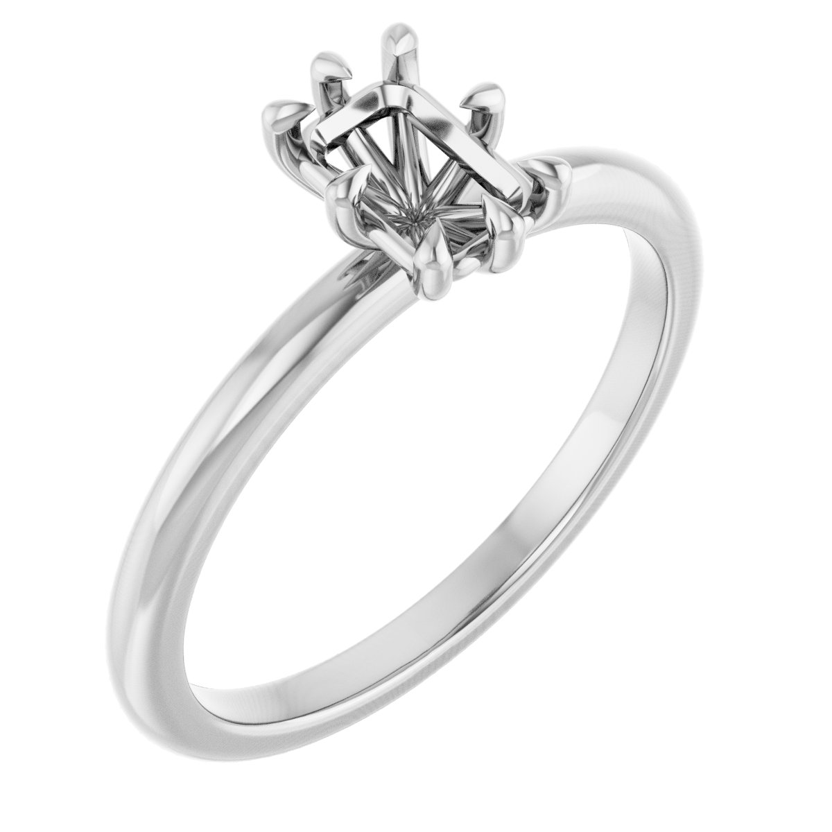 Claw-Prong Engagement Ring