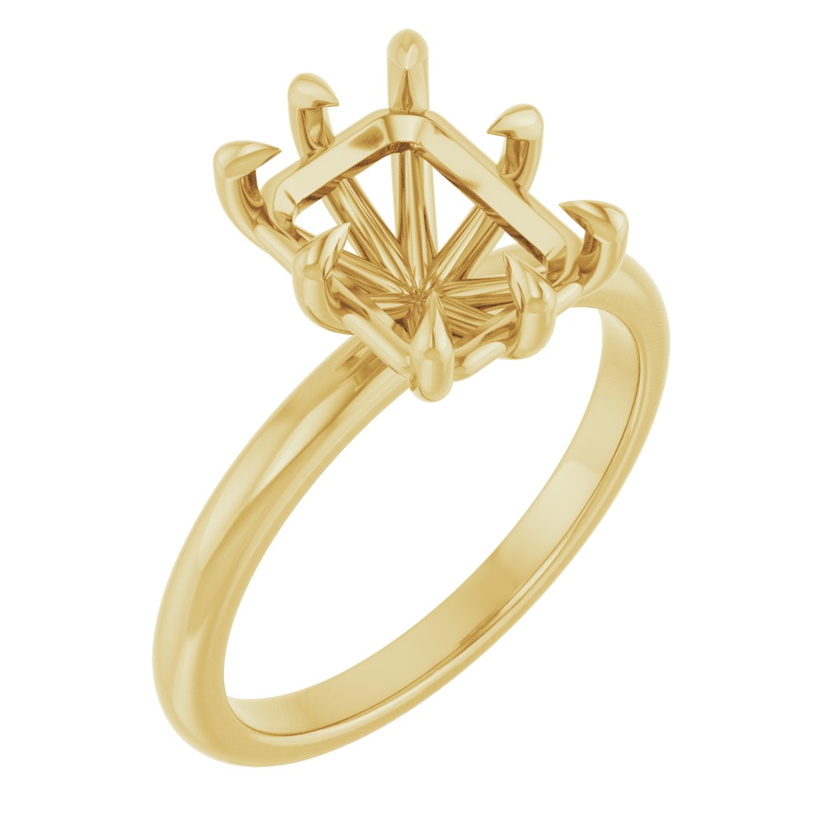 Claw-Prong Engagement Ring