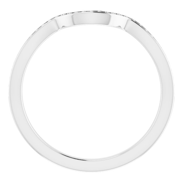 Band Mounting for 10 mm Square Ring view 2