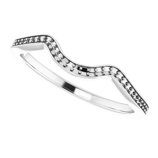 Band Mounting for 10 mm Square Ring view 5