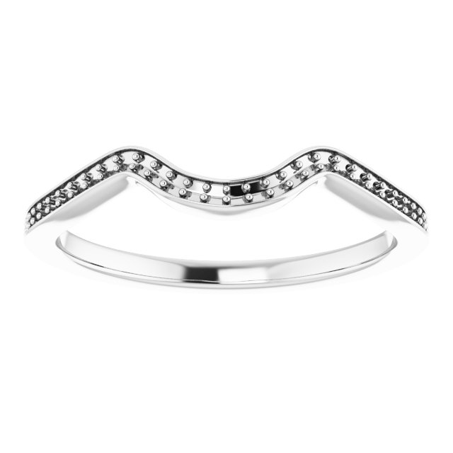Band Mounting for 10 mm Square Ring view 3