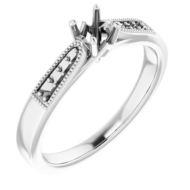 Accented Engagement Ring