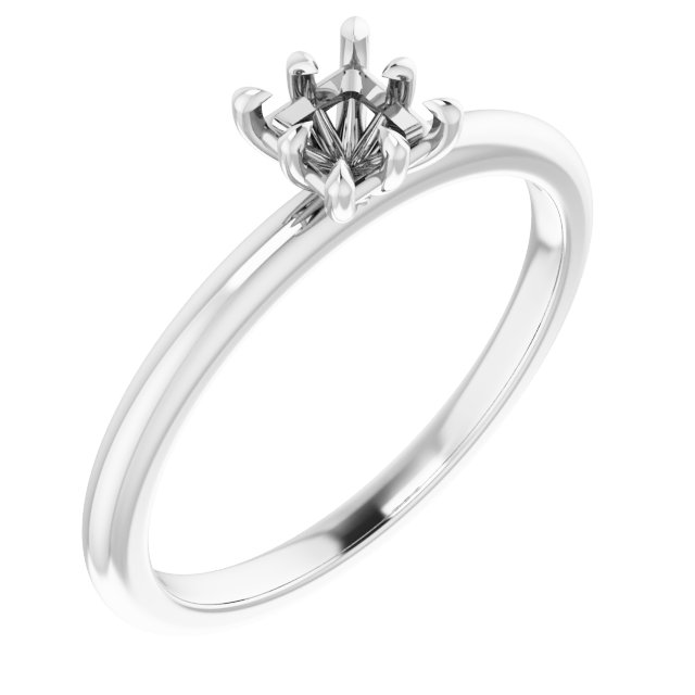 Claw-Prong Engagement Ring
