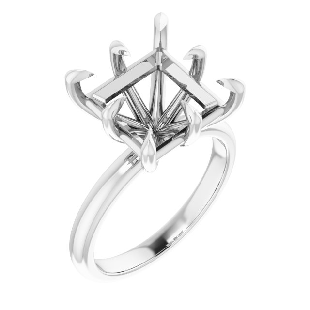 Claw-Prong Engagement Ring