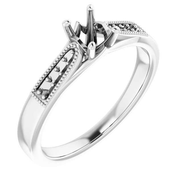 Accented Engagement Ring