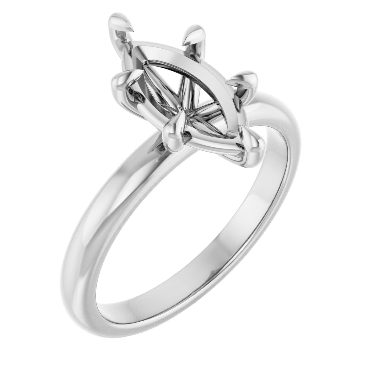 Claw-Prong Engagement Ring