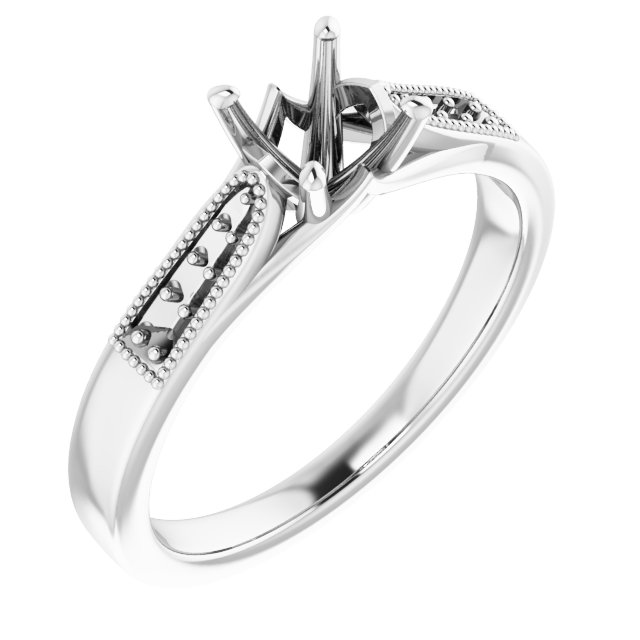 Accented Engagement Ring