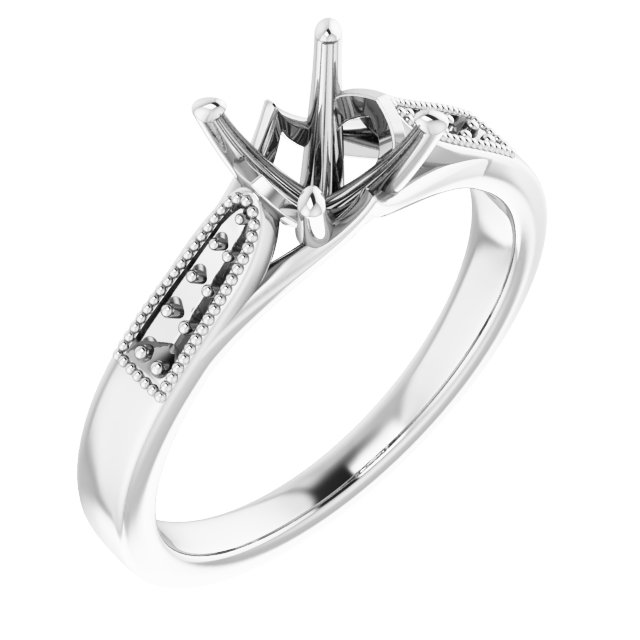 Accented Engagement Ring