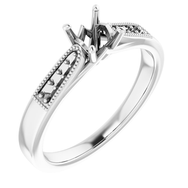 Accented Engagement Ring