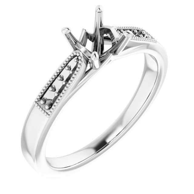 Accented Engagement Ring