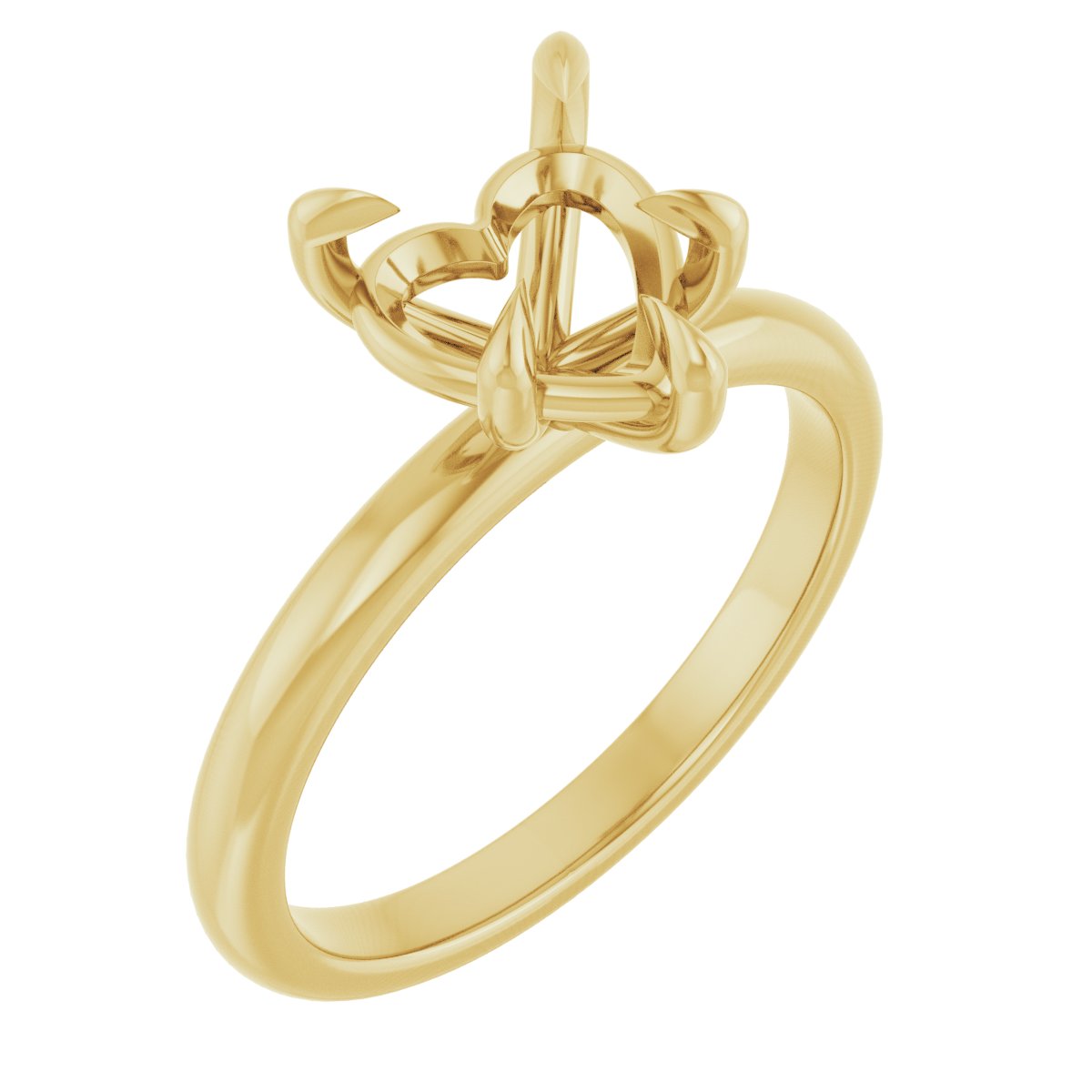Claw-Prong Engagement Ring
