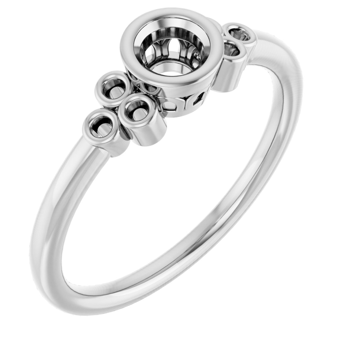 Bezel-Set Accented Ring