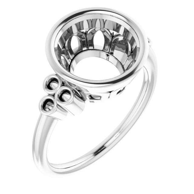 Bezel-Set Accented Ring