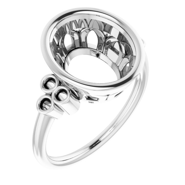 Bezel-Set Accented Ring
