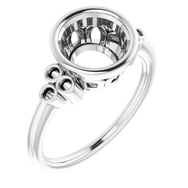 Bezel-Set Accented Ring