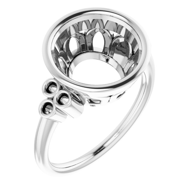 Bezel-Set Accented Ring
